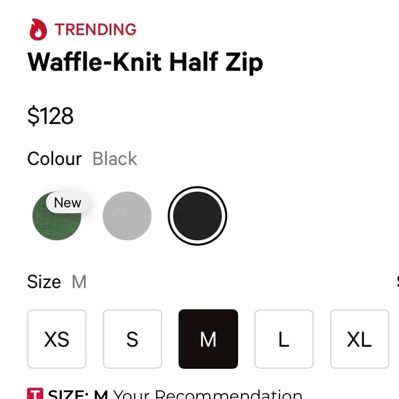 Lululemon Men’s “Waffle-Knit” Half Zip (M) *TRENDING* - Picture 9 of 14